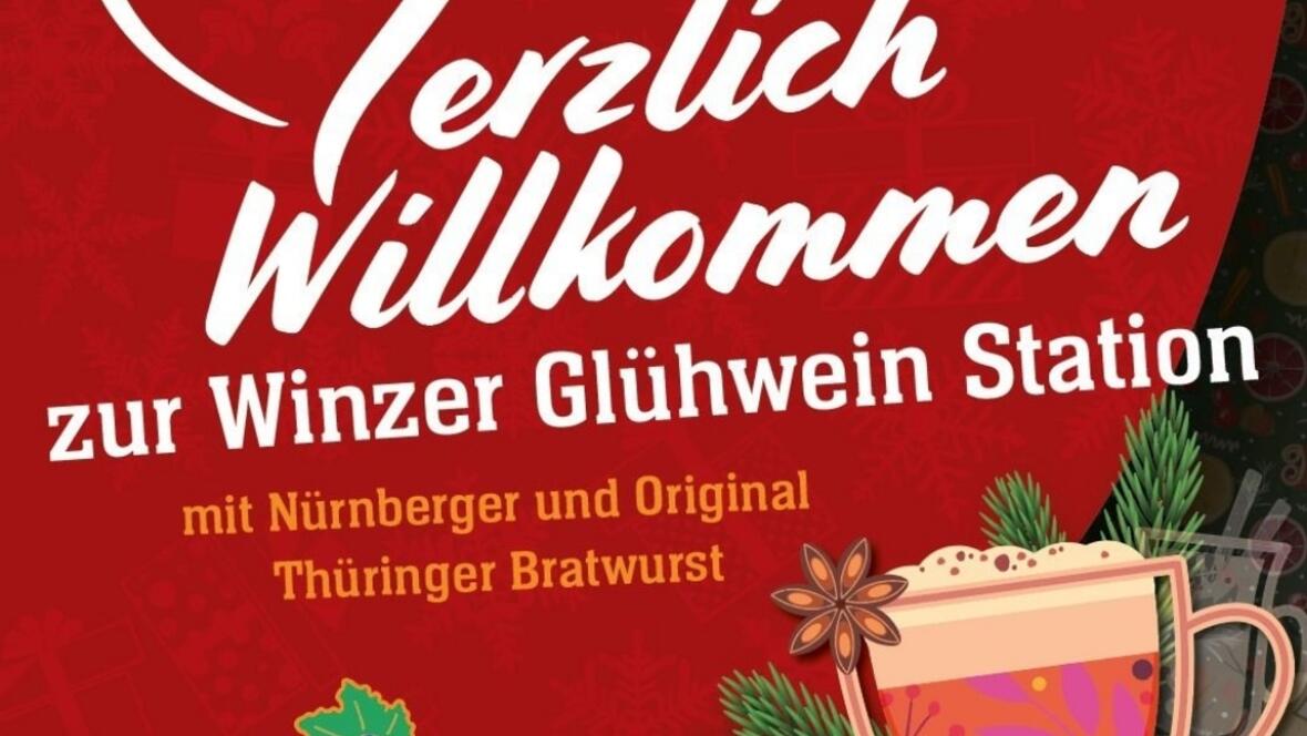 Winzer-Glühwein Station