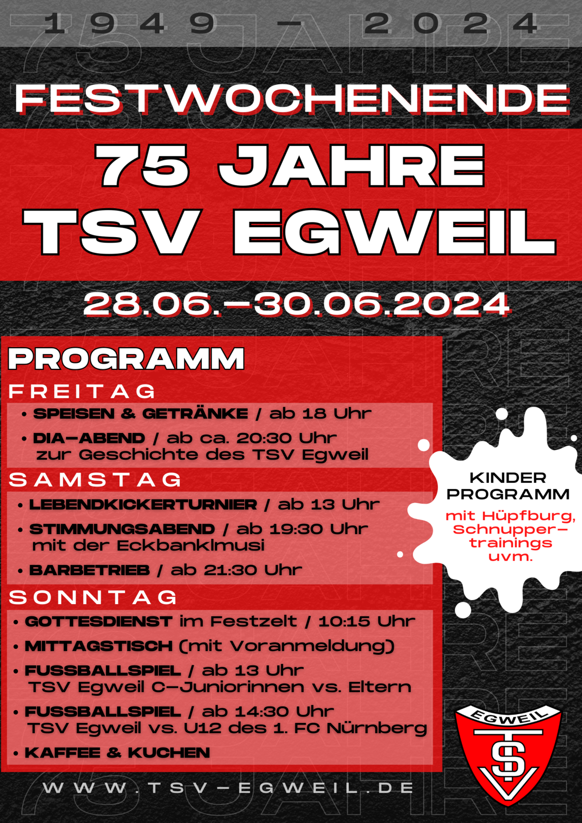 75 Jahre TSV Egweil