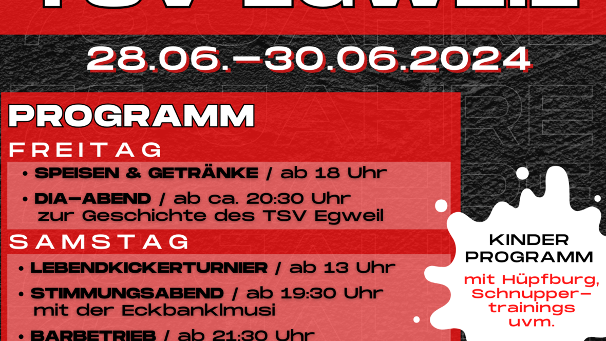 75 Jahre TSV Egweil
