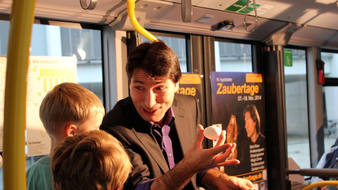 Zaubern im Bus