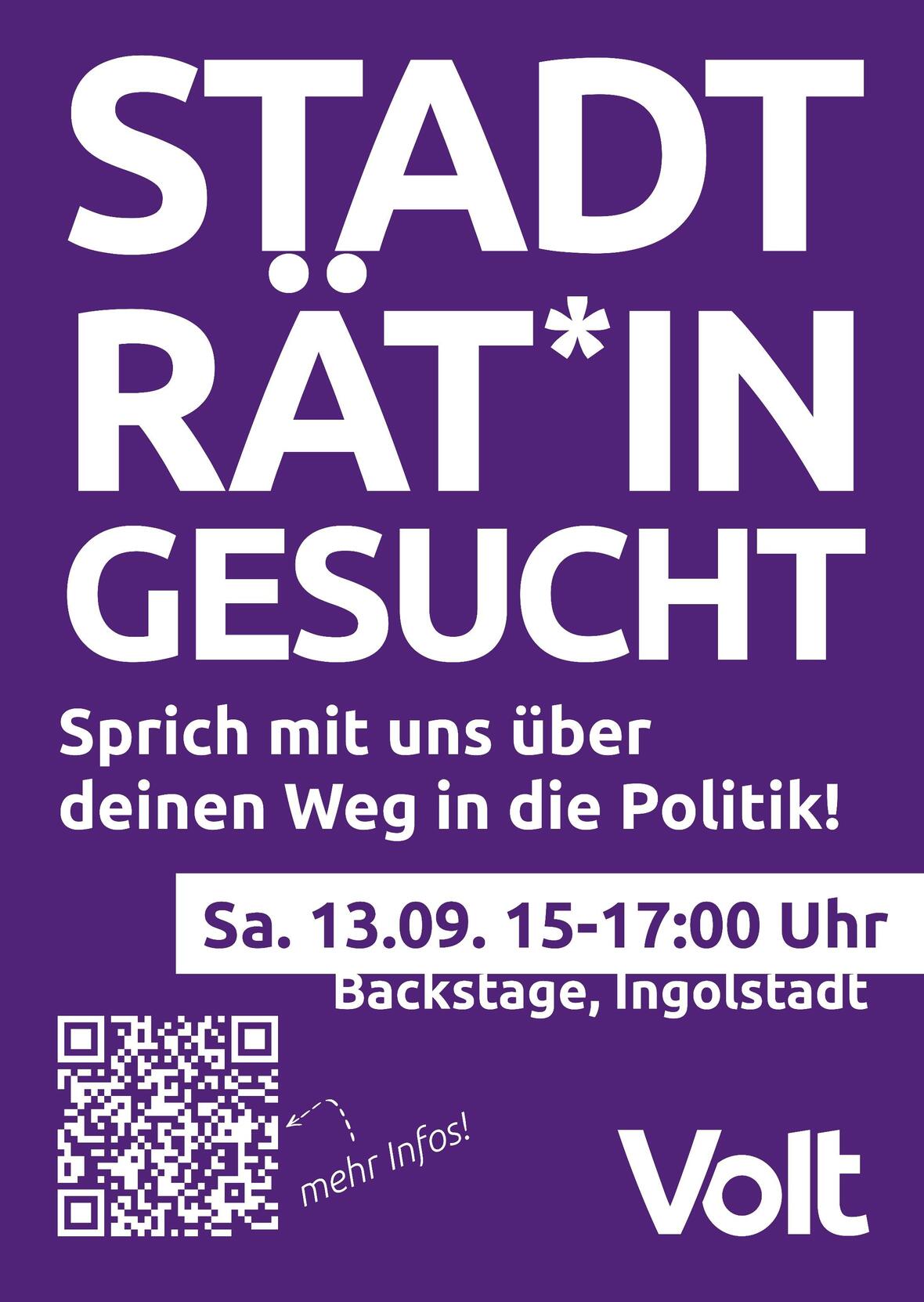 Stadträt*in gesucht
