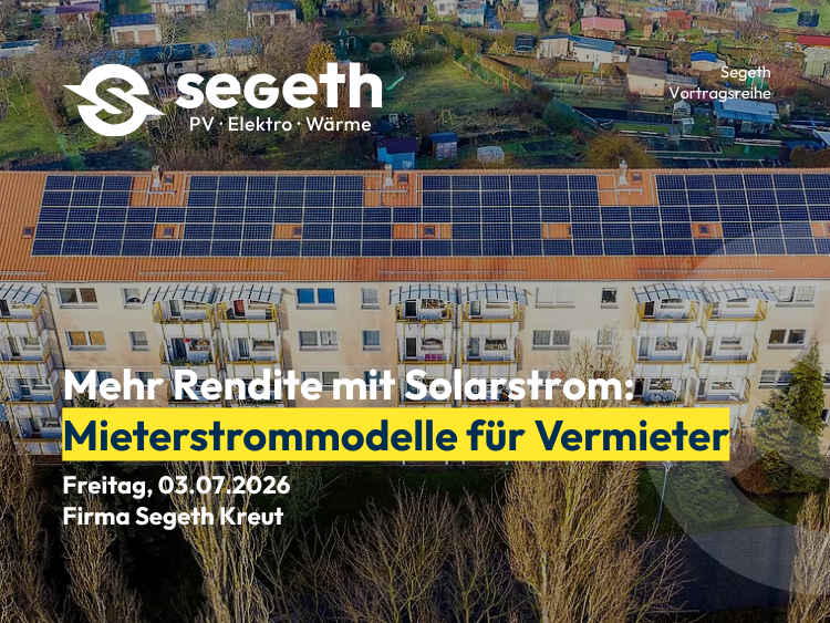 Mehr Rendite mit Solarstrom:  Mieterstrommodelle für Vermieter