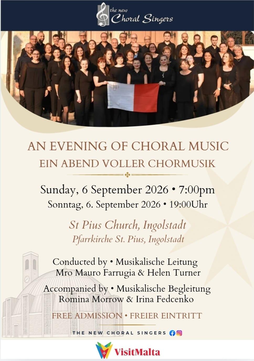 presented by The New Choral Singers