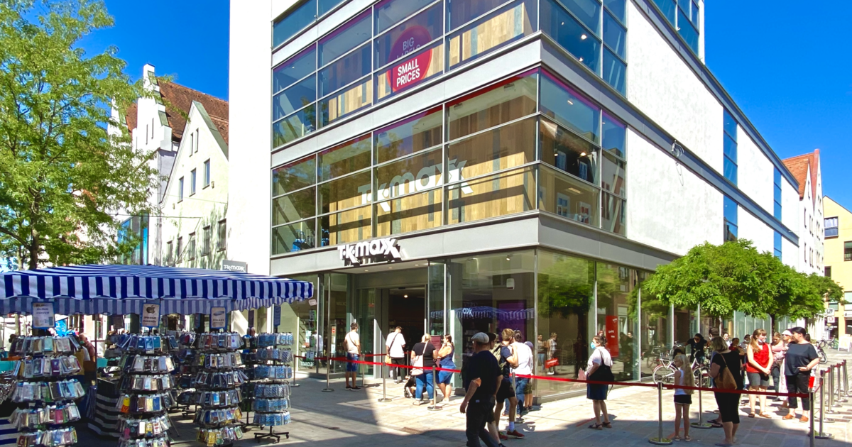 TKMaxx Filiale in der Ingolstädter City REGION